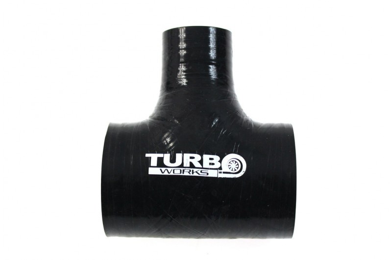 Трійник TurboWorks Black 70-25мм Трійник TurboWorks Black 70-25мм